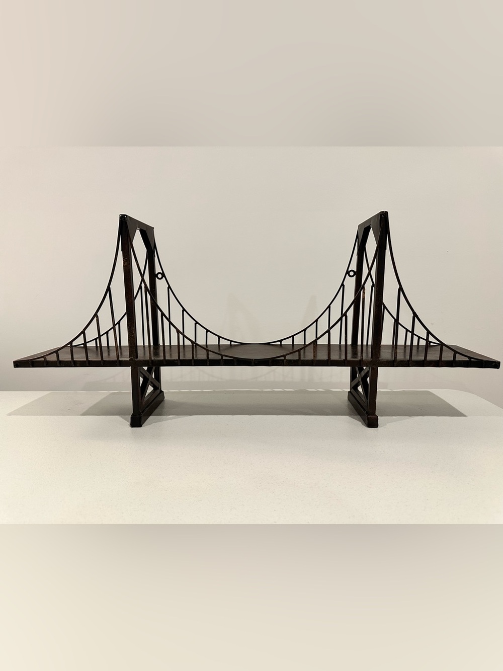 Antique-style Decorative Metal Suspension Bridge Table Top or Hanging Decor